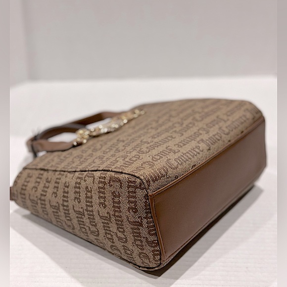 NWT Juicy Couture Chestnut Chino Change Of My Heart Mini Tote - Picture 8 of 15